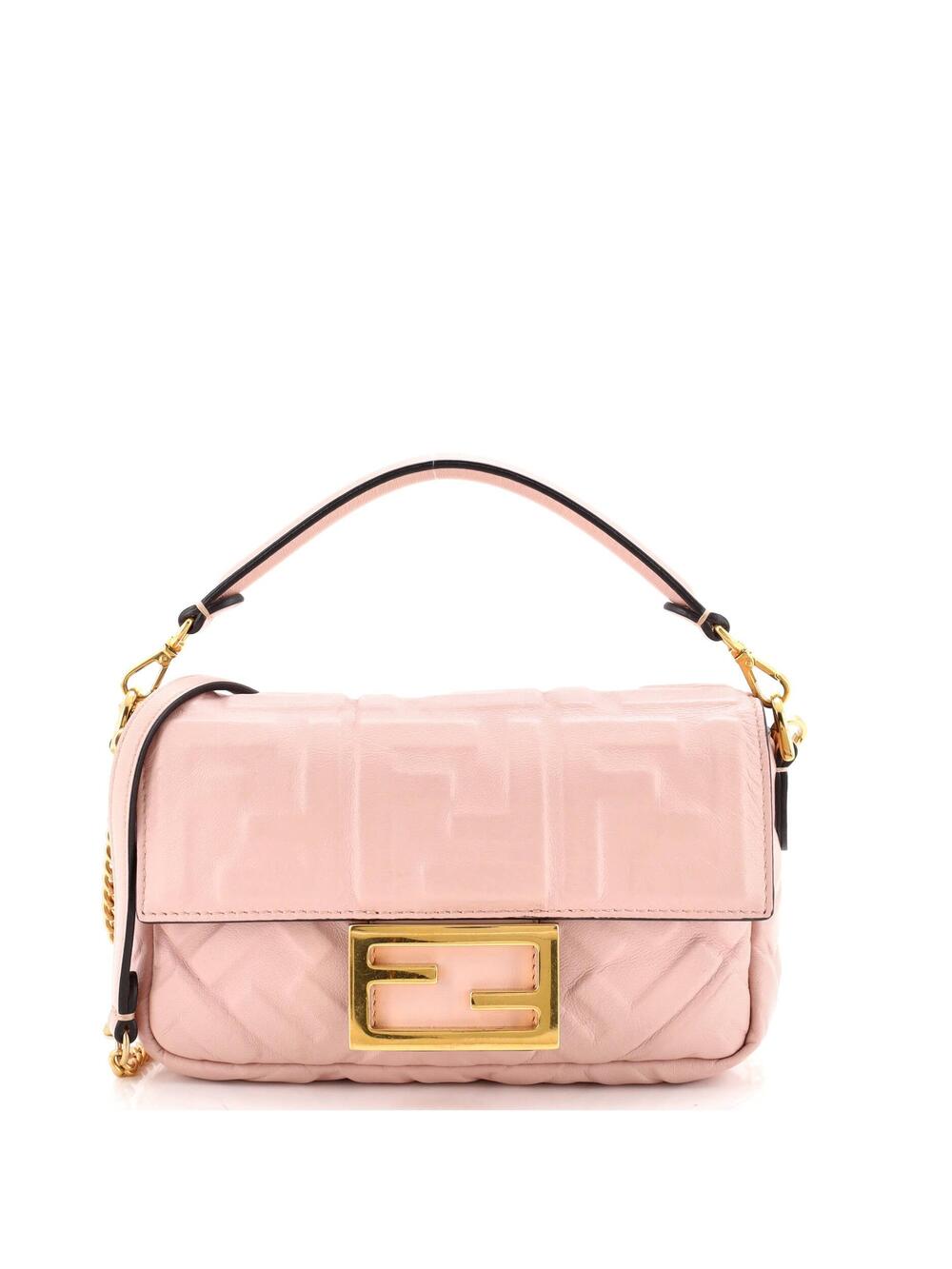 Fendi Baguette Nm Bag Zucca Embossed #345195F18B